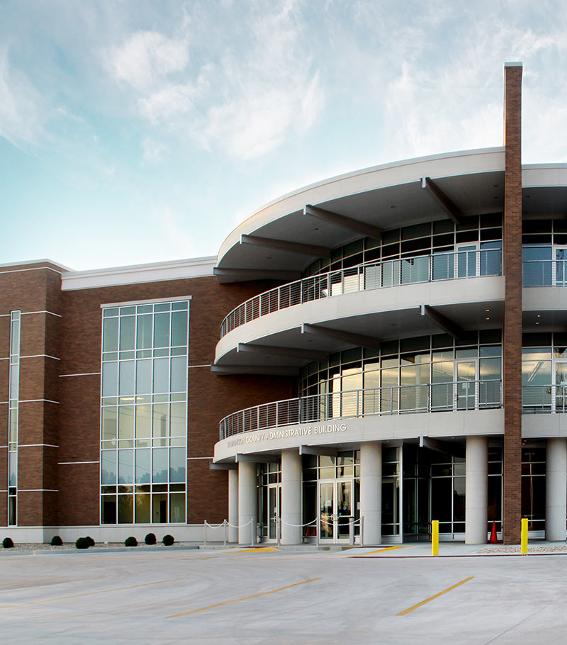 Williamson County Admin Building Exterior by BHDG Architecture Interiors